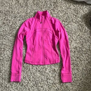 NWOT Sonic Pink Lululemon Cropped Define Jacket